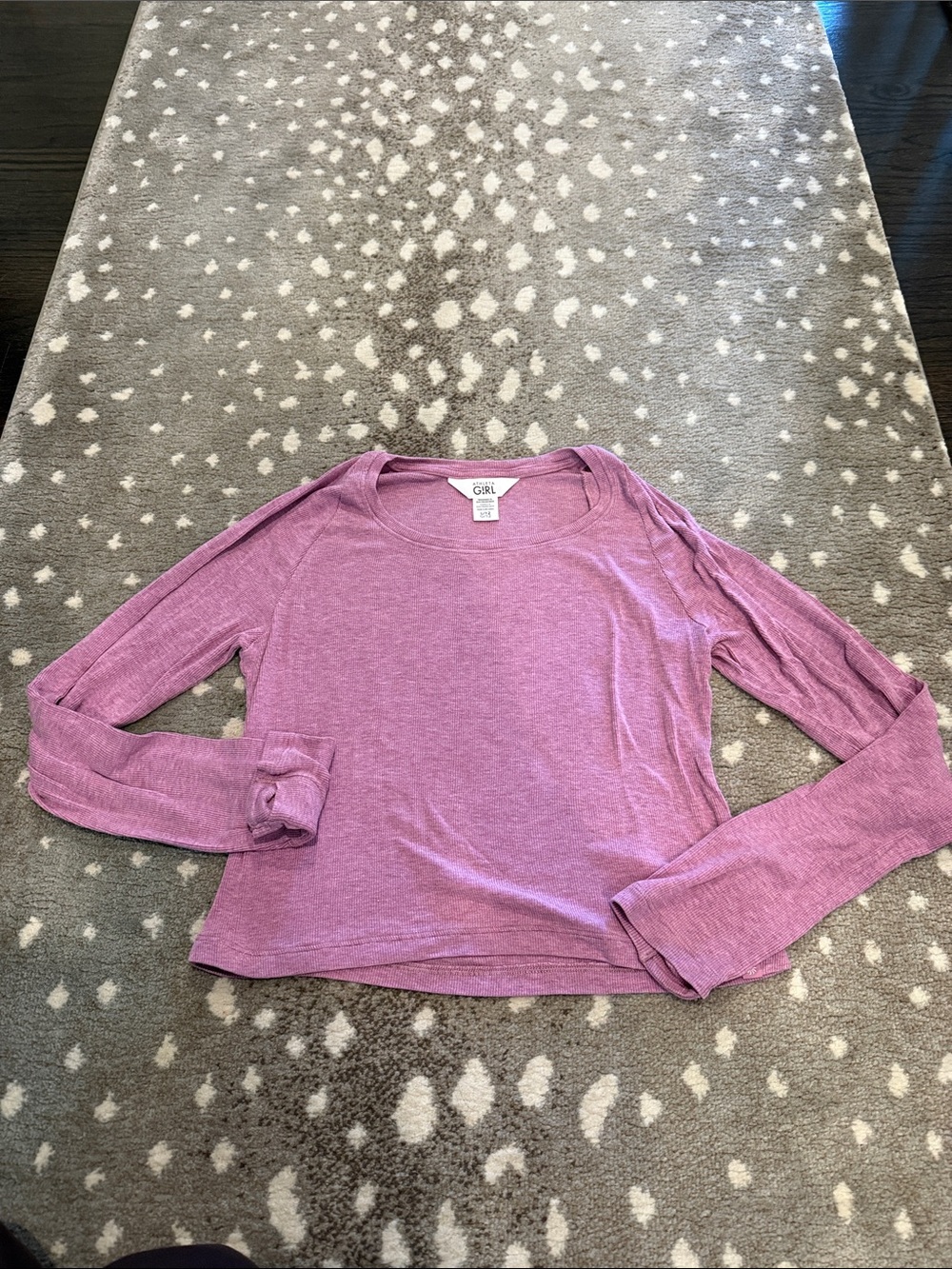 Athleta Girl Long Sleeve Top size L